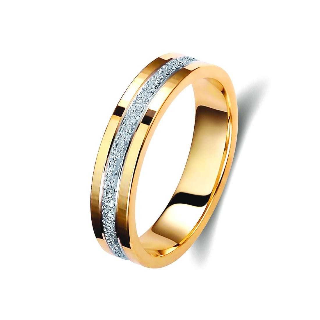 Ζευγάρι βέρες δίχρωμες χρυσό και λευκόχρυσο 14 καρατίων.Σχέδιο 180a-aa