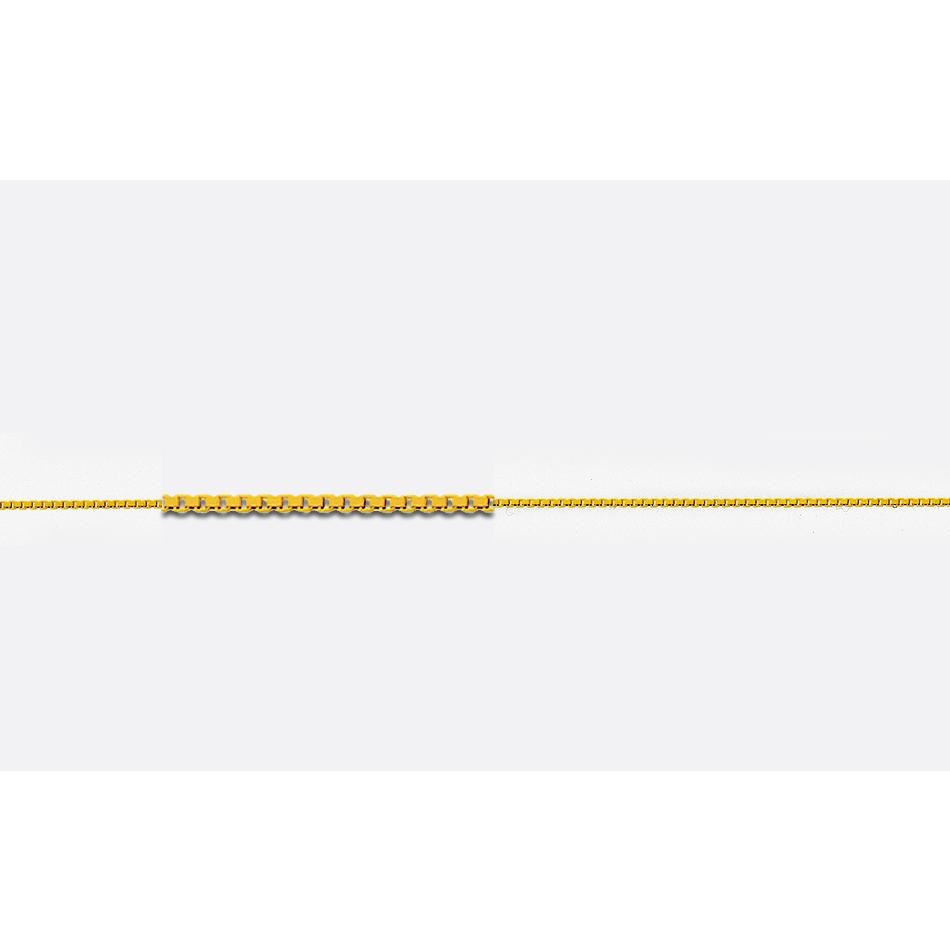 Αλυσίδα Veneziana κίτρινο χρυσό k14-45cm