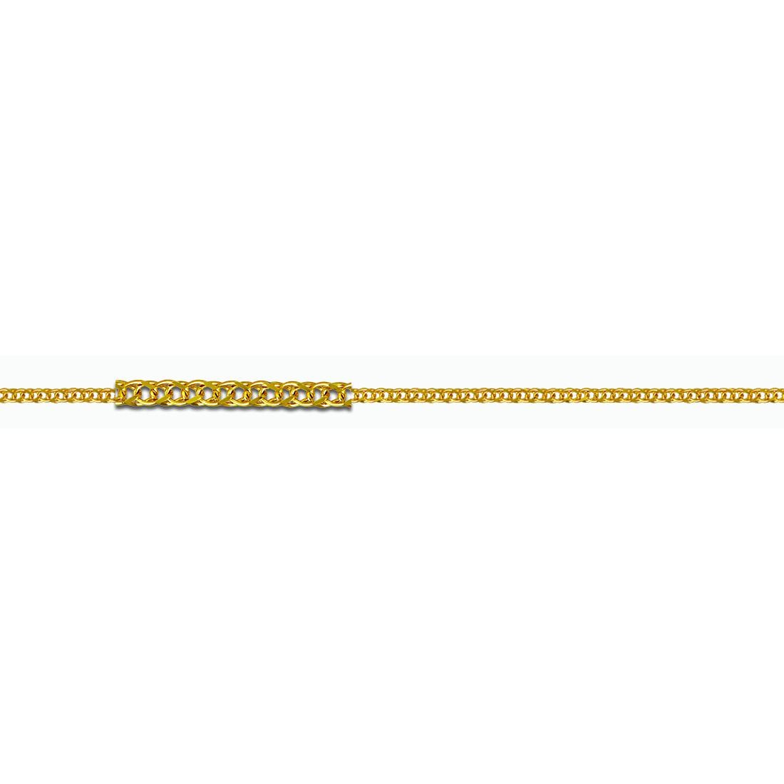 Αλυσίδα Spiga αραιή κίτρινος χρυσός K9- 45cm