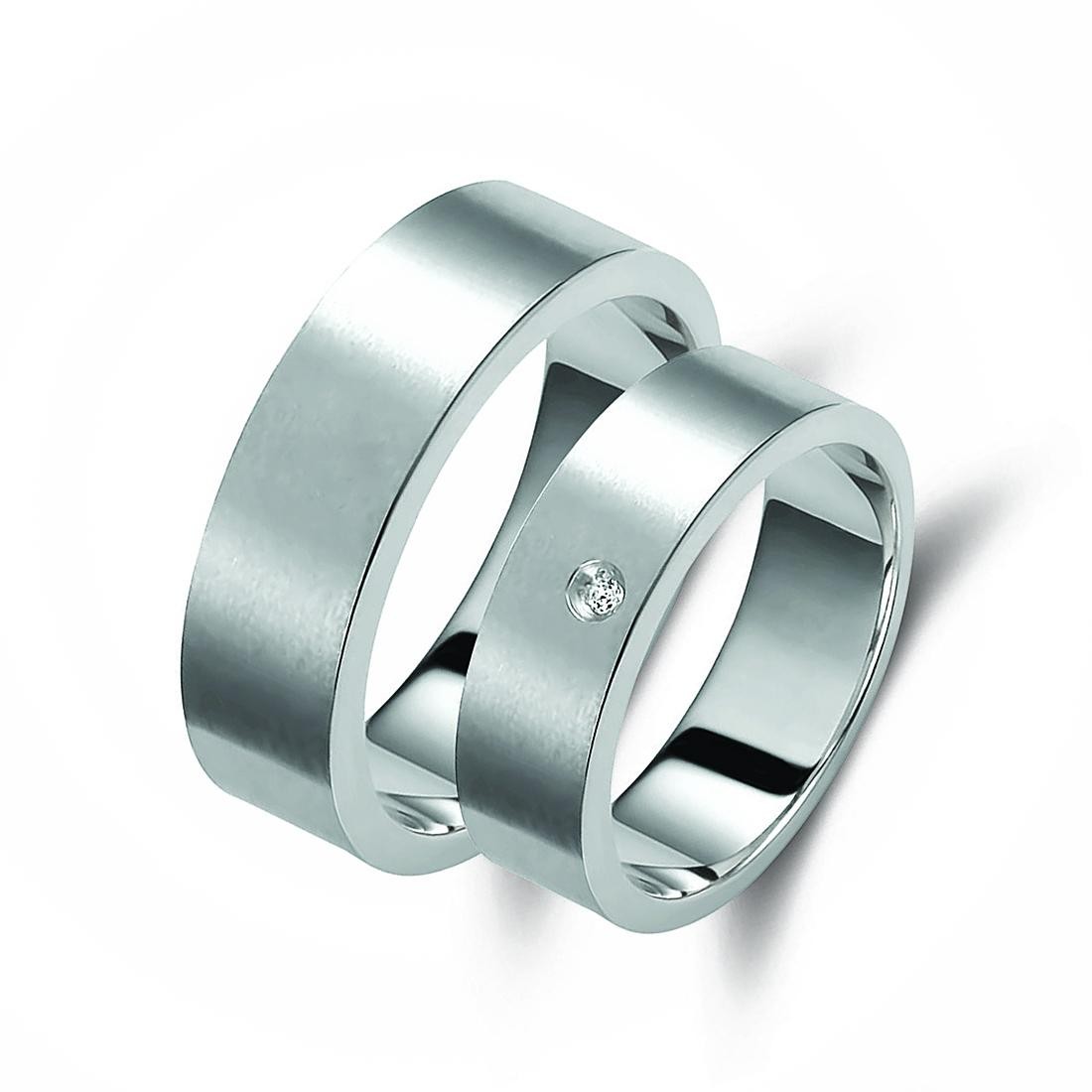 Ζευγάρι βέρες ασημένιες (925). Σχέδιο 237b-ba 