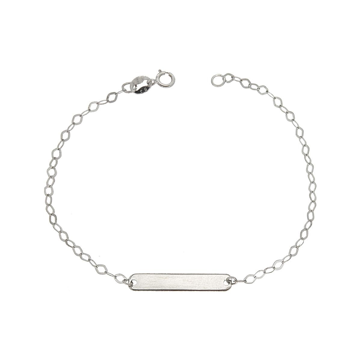 Ταυτότητα λευκόχρυση σκέτη  K14