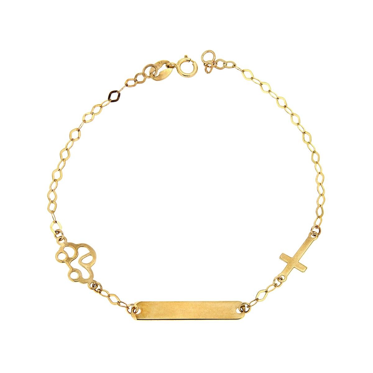 Ταυτότητα χρυσή με σταυρό και αυτοκίνητο K14