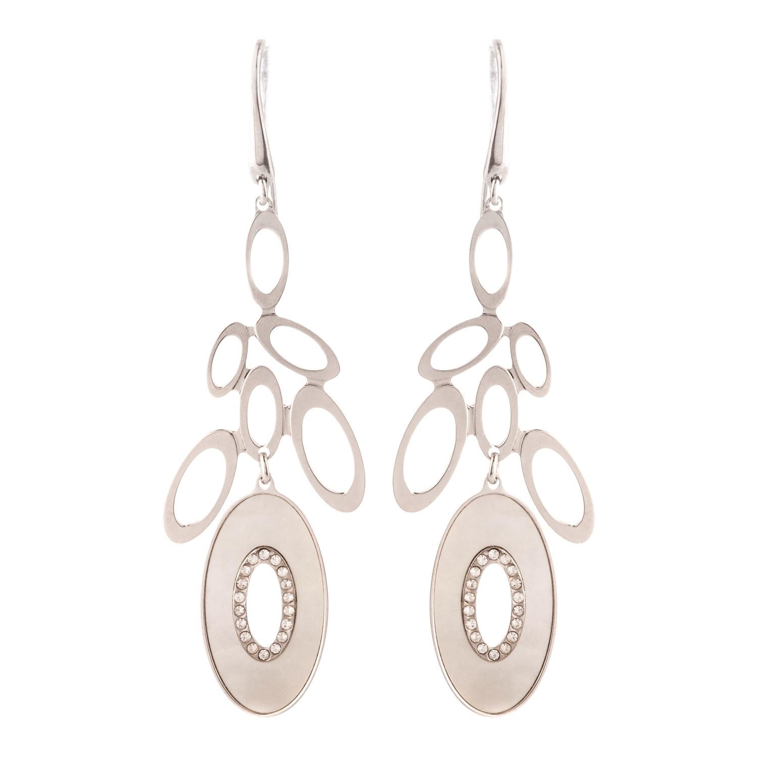 Σκουλαρίκια circles mother of pearl