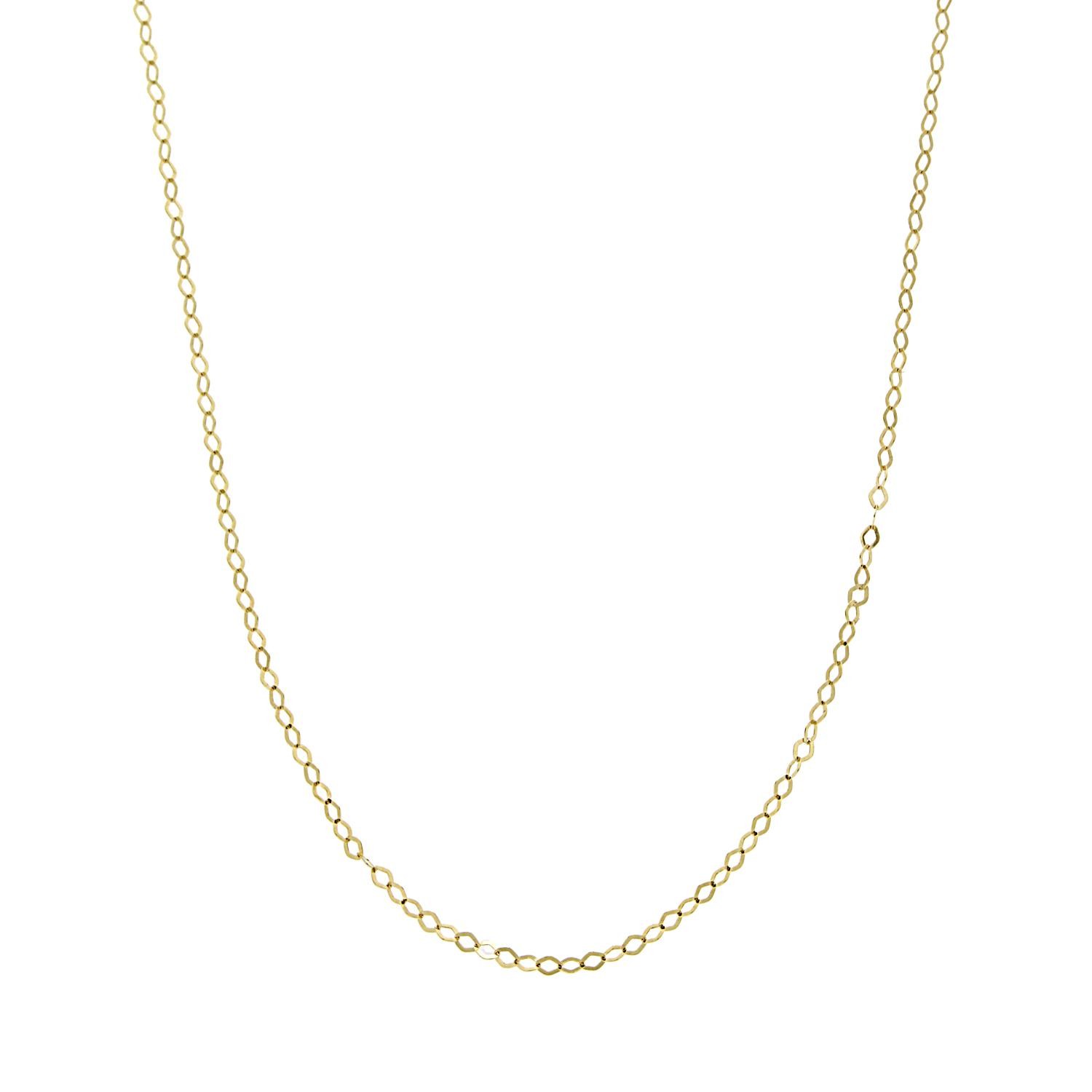 Αλυσίδα ρόμβοι χρυσή (55cm)