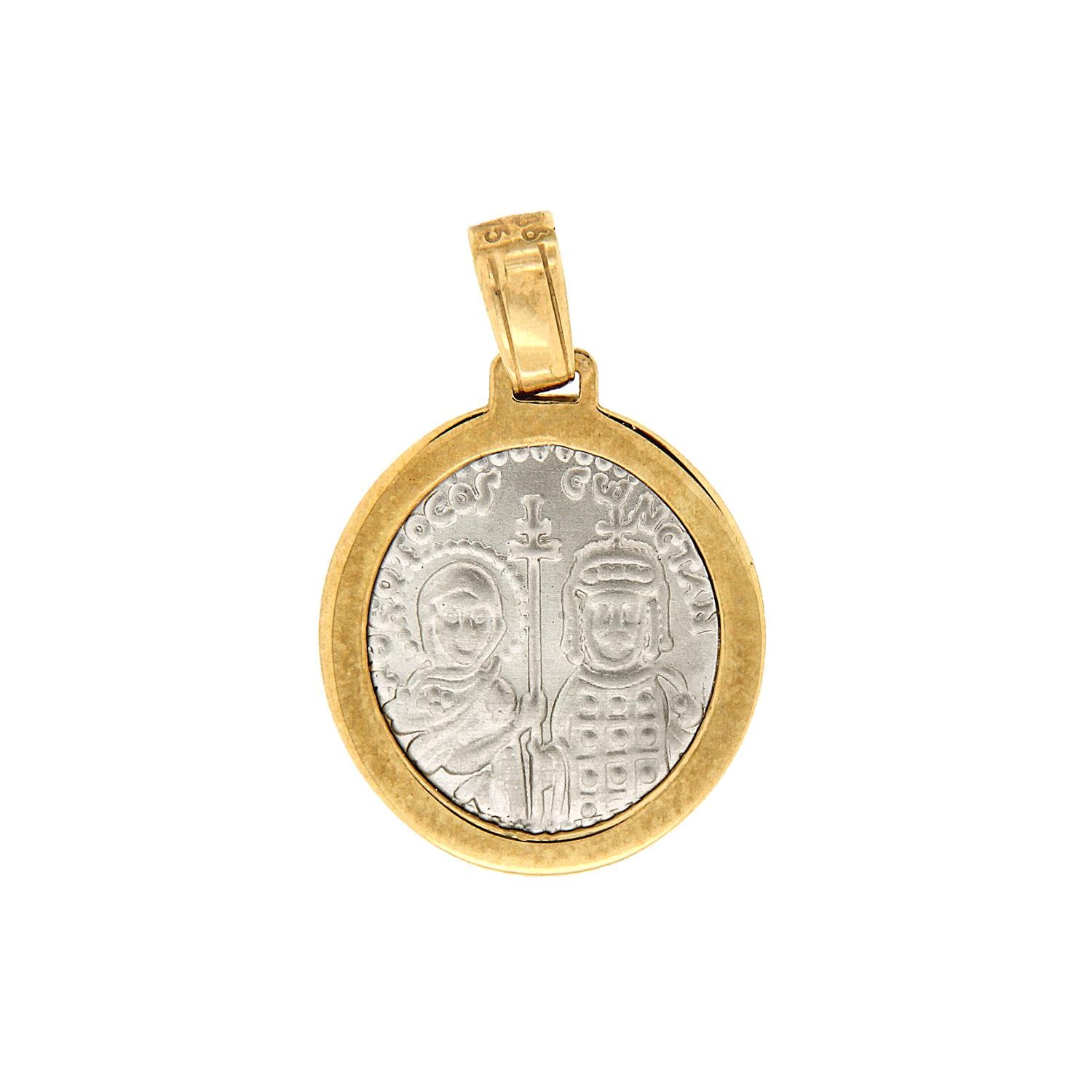 Κωνσταντινάτο δίχρωμο διπλής όψης με την Παναγία