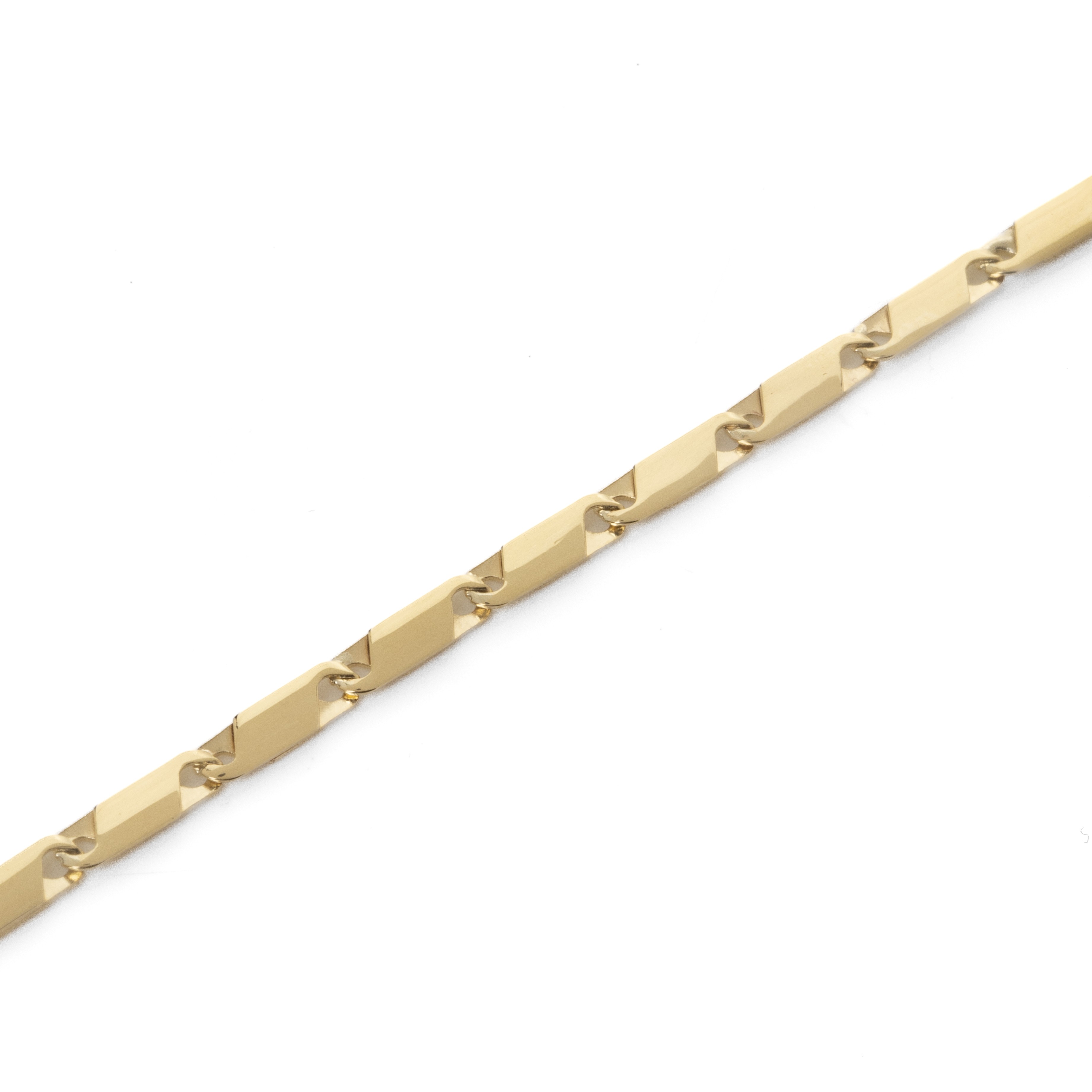 Βραχιόλι αλυσίδα rectangular hoops