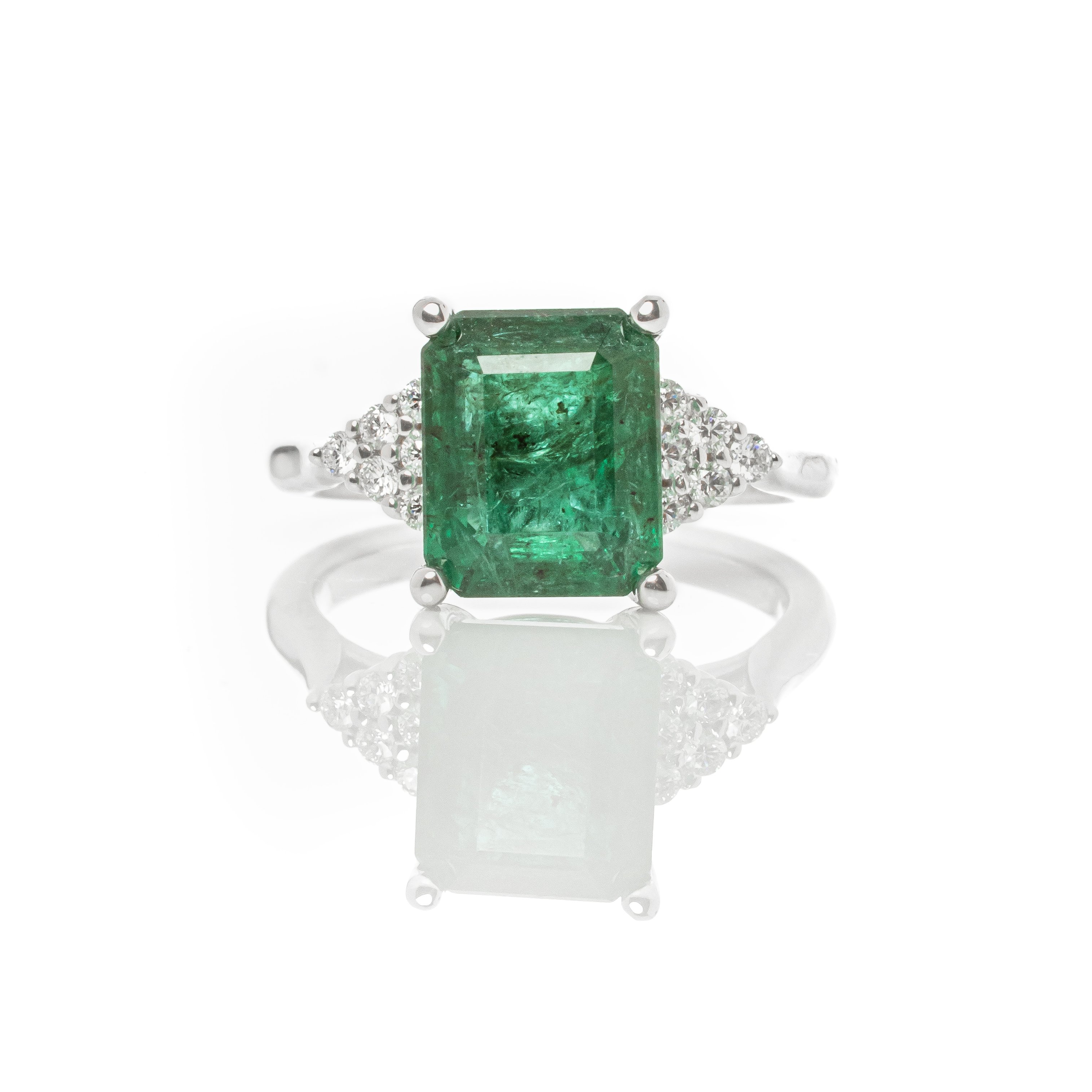 Δαχτυλίδι με σμαράγδι emerald 3.95ct