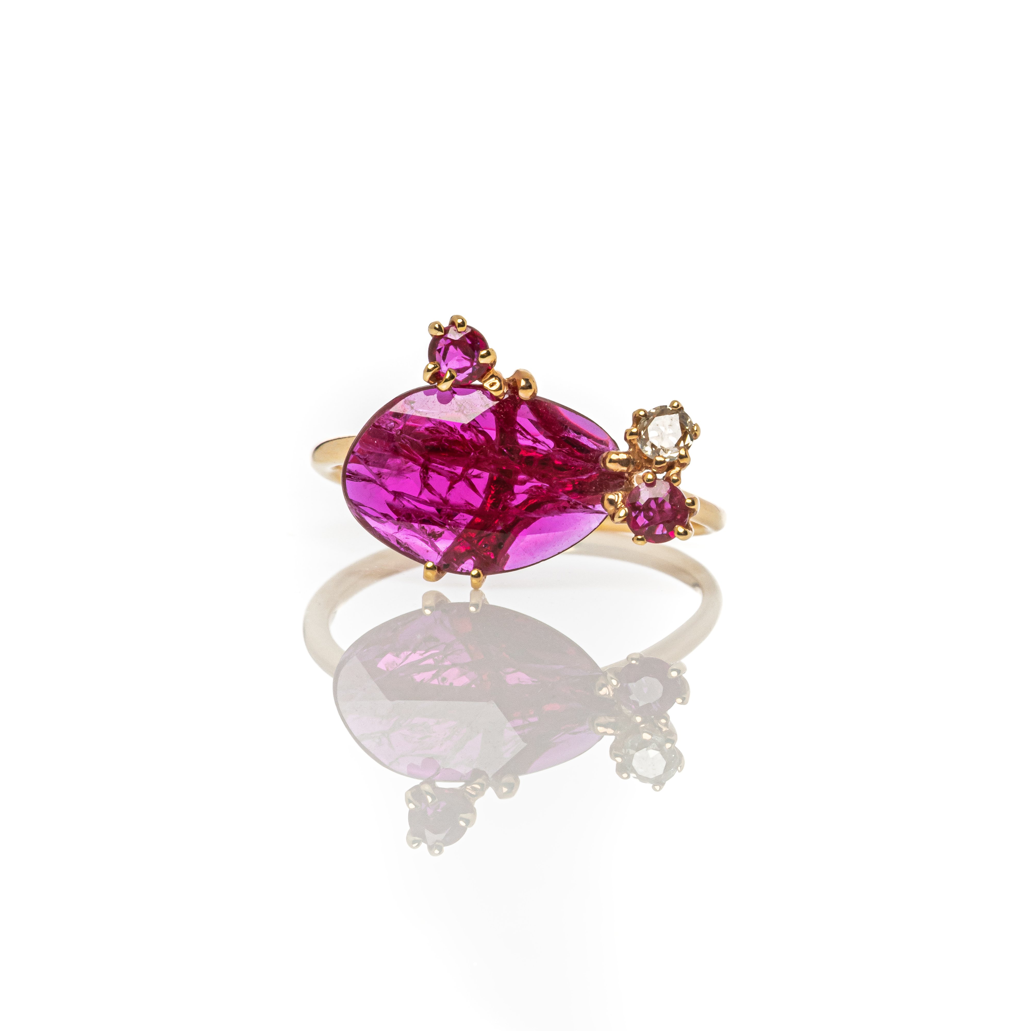 Δαχτυλίδι Bizzotto Pebbles Collection Rubies