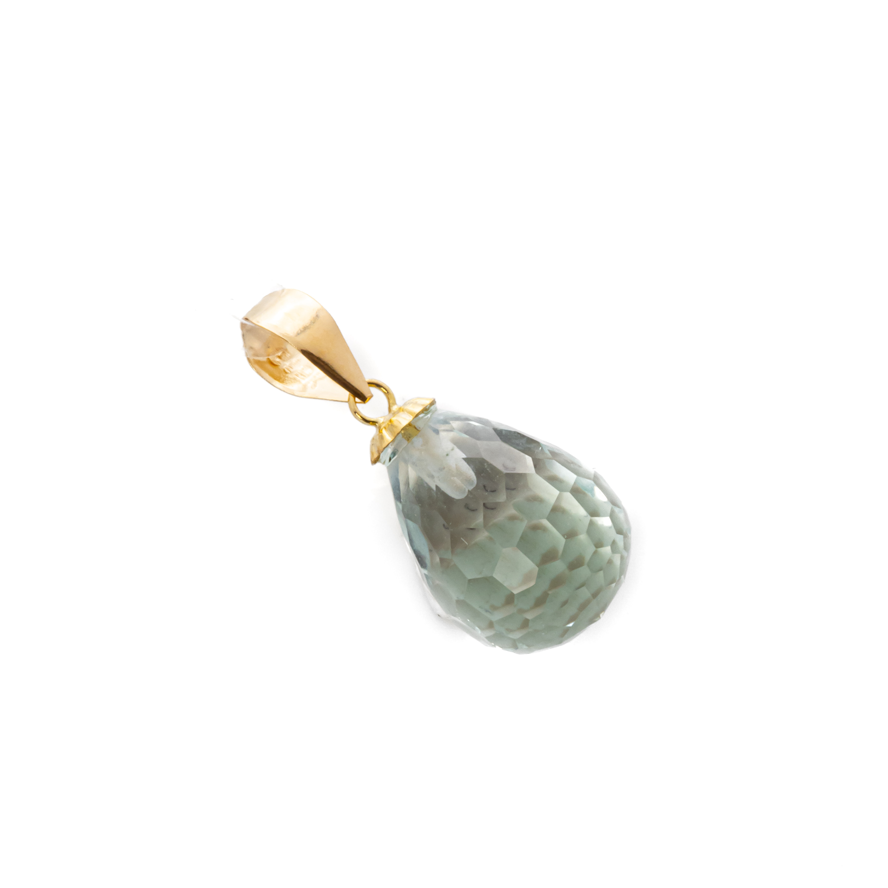 Μονόπετρο με ορυκτή aquamarine