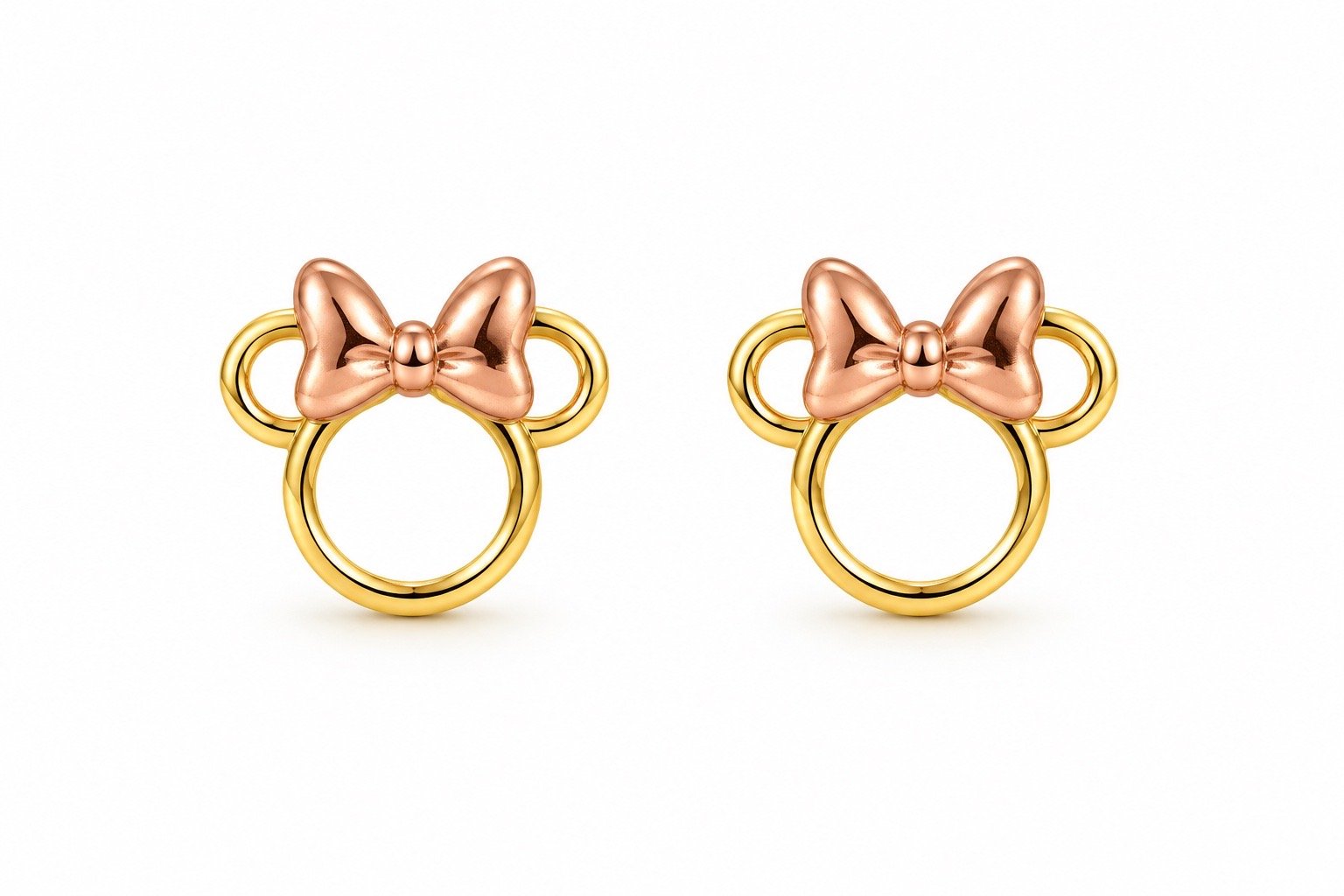 Σκουλαρίκια Disney Minnie με φιόγκο