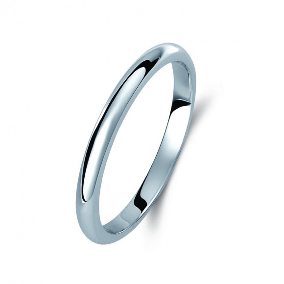 Ζευγάρι βέρες λευκόχρυσες 14 καρατίων. Σχέδιο 001b-ba