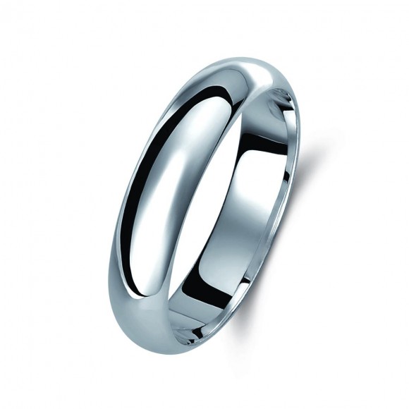 Ζευγάρι βέρες λευκόχρυσες 14 καρατίων. Σχέδιο 006b-ba 