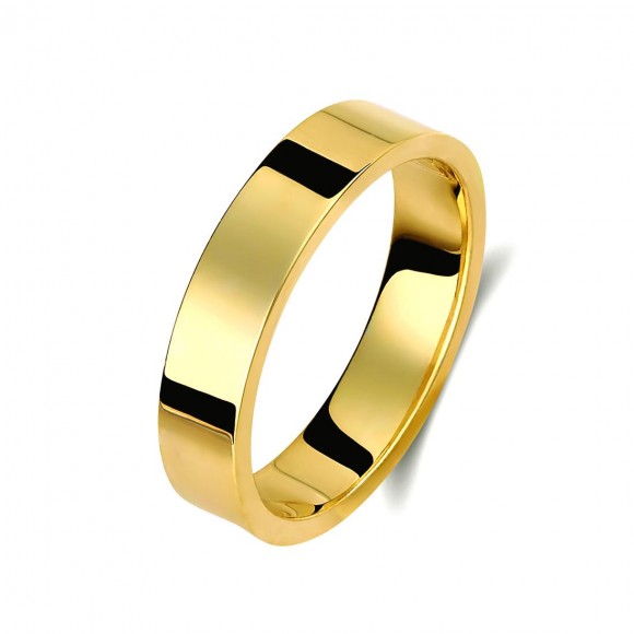 Ζευγάρι βέρες χρυσές 14 καρατίων. Σχέδιο 012c-ca 