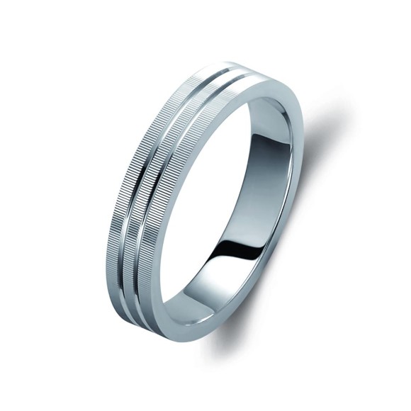 Ζευγάρι βέρες χρυσές ασημένιες (925). Σχέδιο 026b-ba 