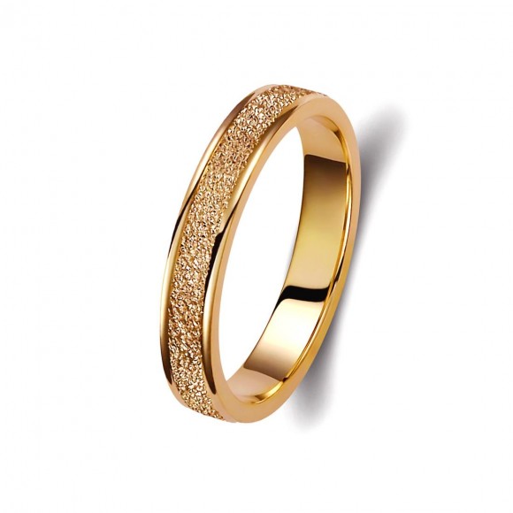 Ζευγάρι βέρες ροζ χρυσό 14 καρατίων. Σχέδιο 184p-pa