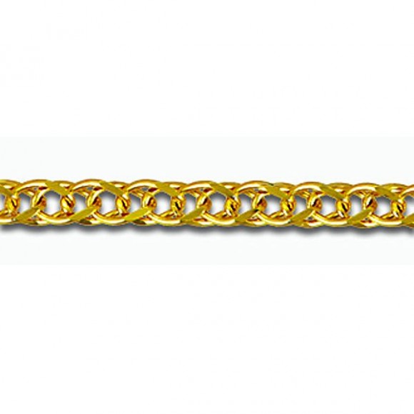 Αλυσίδα Spiga αραιή κίτρινος χρυσός Κ9-50cm