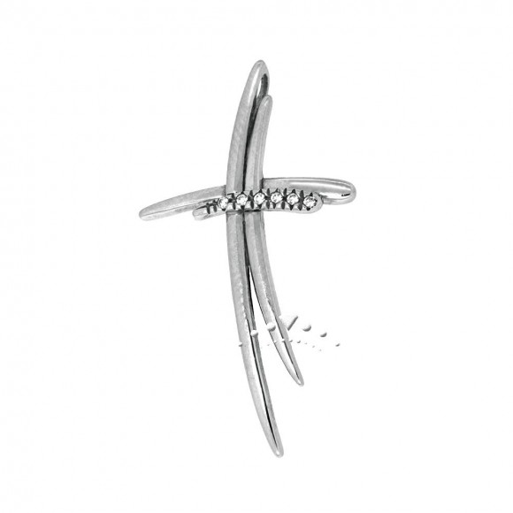 Σταυρός λευκόχρυσος μοντέρνος