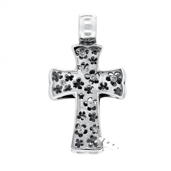 Σταυρός λευκόχρυσος Κ14 4077640/C330340