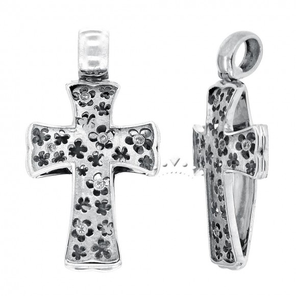 Σταυρός λευκόχρυσος Κ14 4077640/C330340