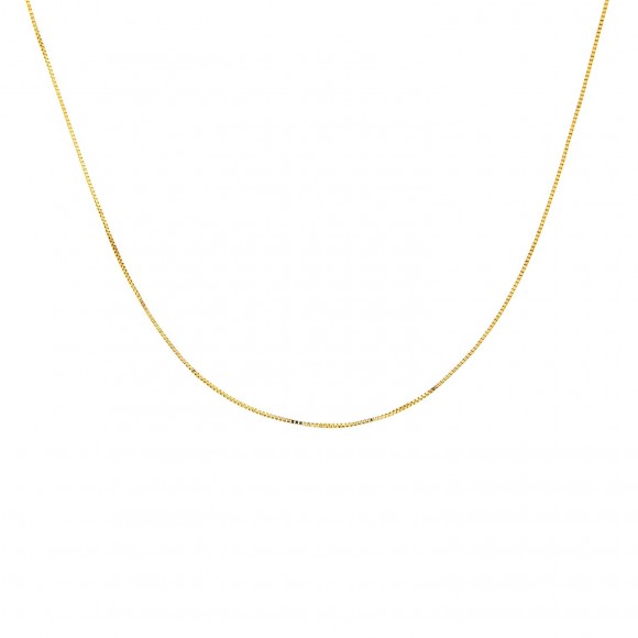 Αλυσίδα Veneziana κίτρινο χρυσό k14-50cm