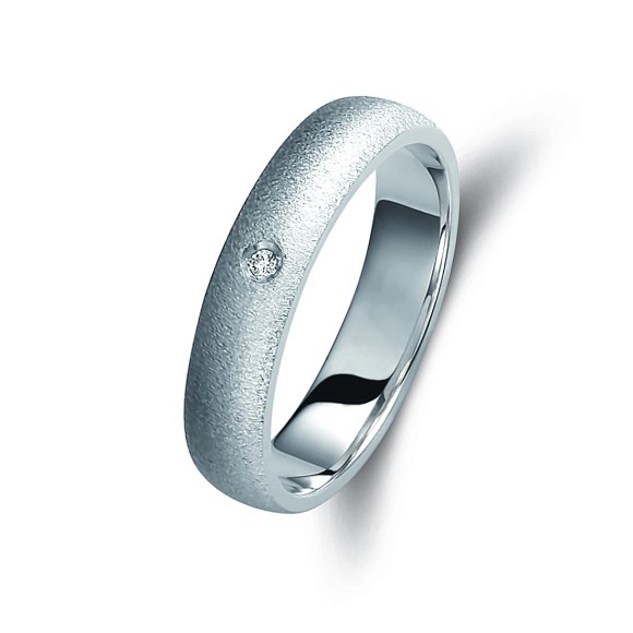 Ζευγάρι βέρες λευκόχρυσες 14 καρατίων. Σχέδιο 245b-ba 