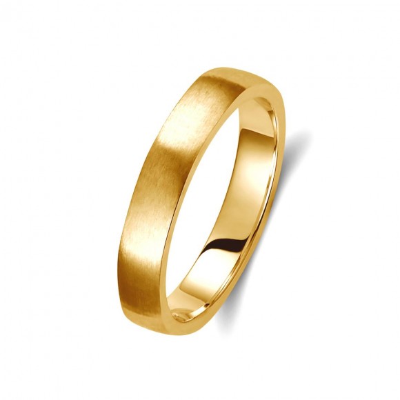 Ζευγάρι βέρες χρυσές 14 καρατίων. Σχέδιο 348c-ca