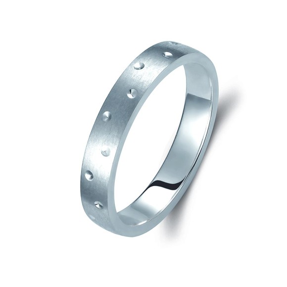 Ζευγάρι βέρες ασημένιες(925). Σχέδιο 356b-ba 