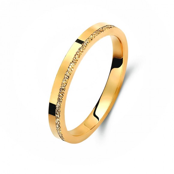 Ζευγάρι βέρες χρυσές 14 καρατίων.Σχέδιο 417c-ca