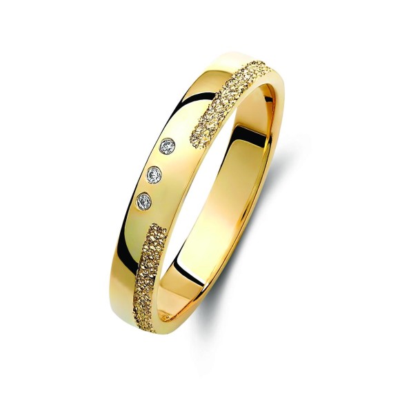 Ζευγάρι βέρες χρυσές 14 καρατίων.Σχέδιο 419c-ca 