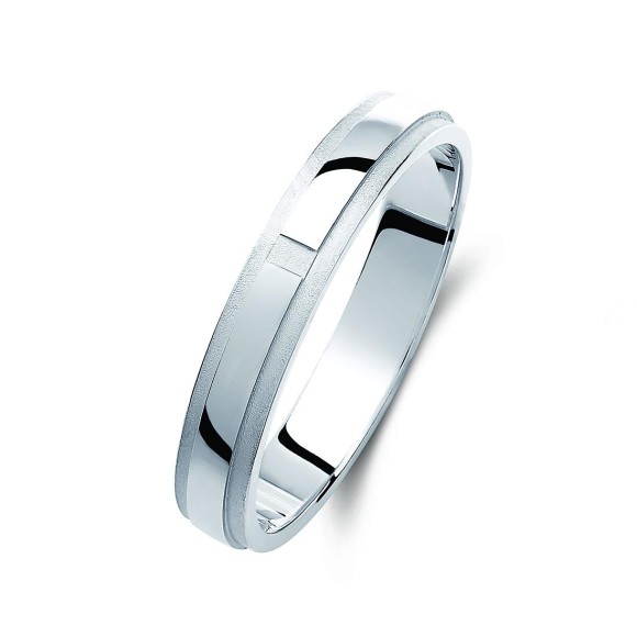 Ζευγάρι βέρες ασημένιες(925). Σχέδιο 424b-ba  