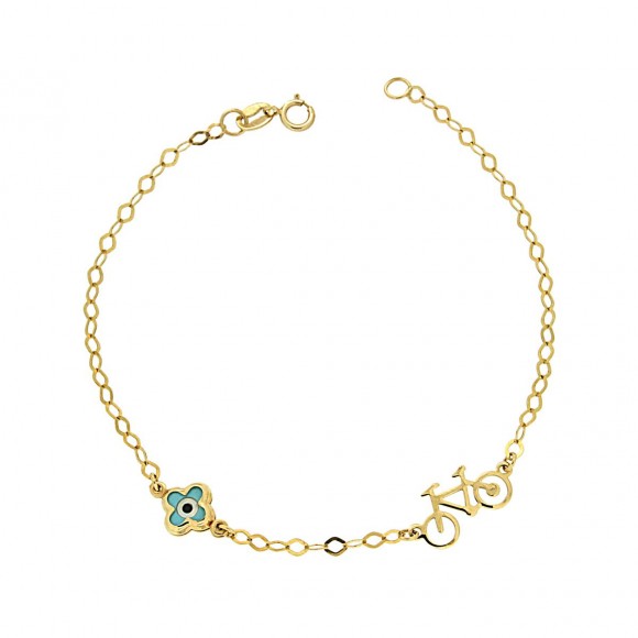 Βραχιόλι ποδήλατο και σταυρός