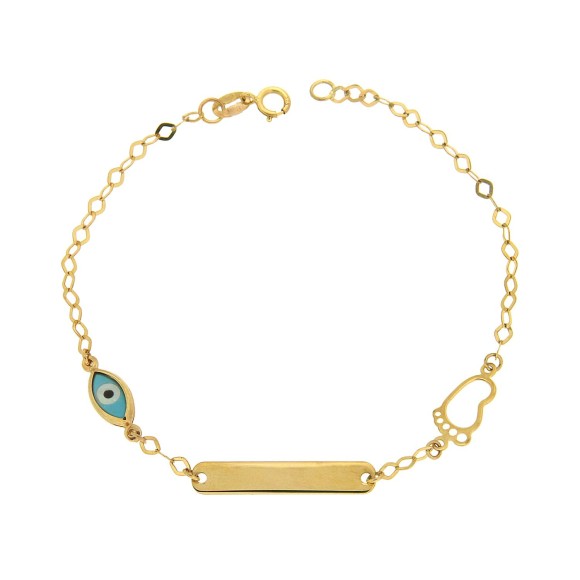 Ταυτότητα χρυσή μάτι και πατούσα K14