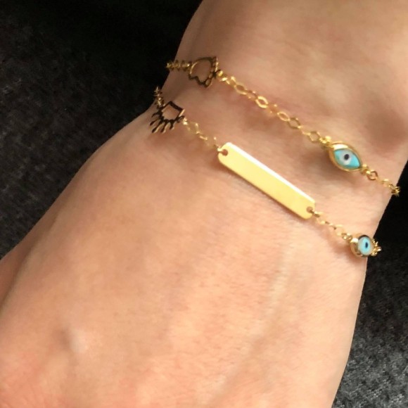 Ταυτότητα χρυσή μάτι και πατούσα K14