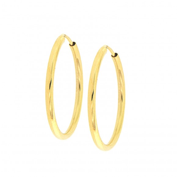 Κρίκοι πομπέ χρυσοί LARGE