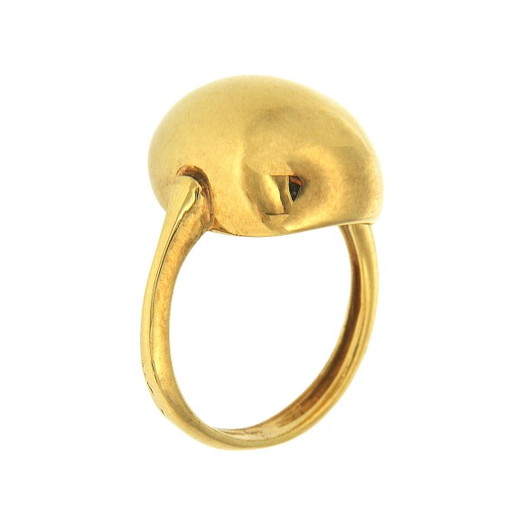 Δαχτυλίδι gold oval