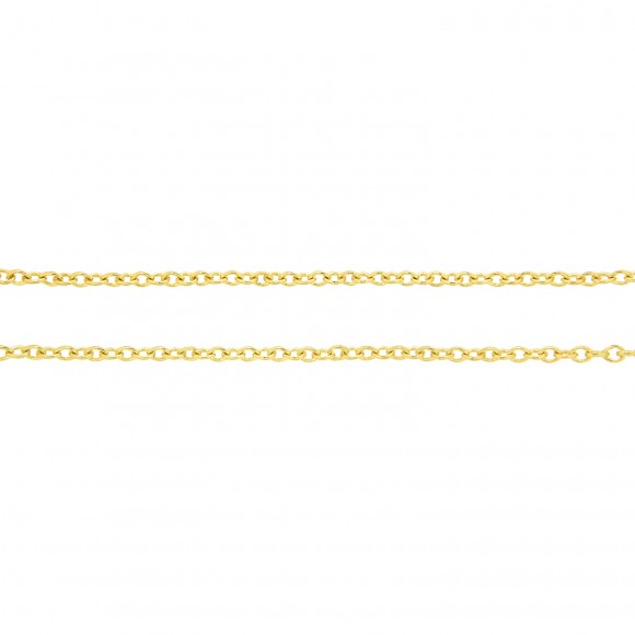 Αλυσίδα Forzetina σε κίτρινο χρυσό 55 εκατοστών, σε 9 καράτια, κ375