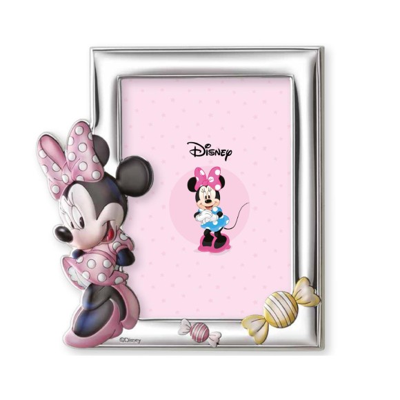 Κορνίζα από ασήμι 925 Minie Mouse & candies