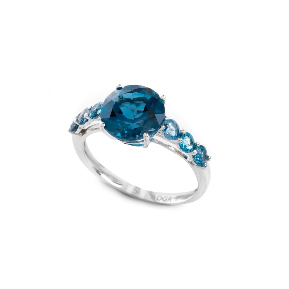 Δαχτυλίδι Blue Topaz (4.50ct)