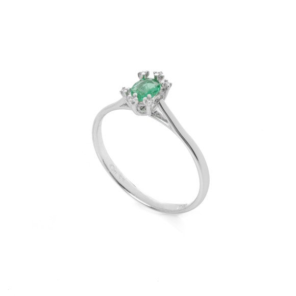 Δαχτυλίδι με σμαράγδι (0.26ct)