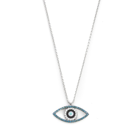 Μάτι κλασσικό blue diamonds 0.22ct