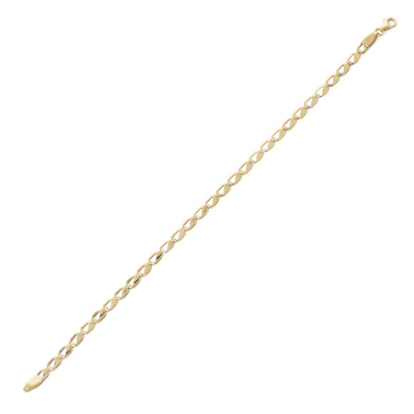 Βραχιόλι αλυσίδα thick simple hoops