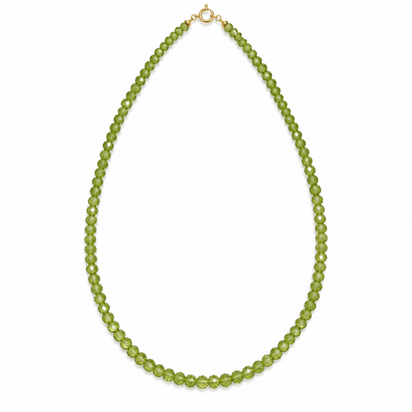 Κολιέ με ορυκτές peridot