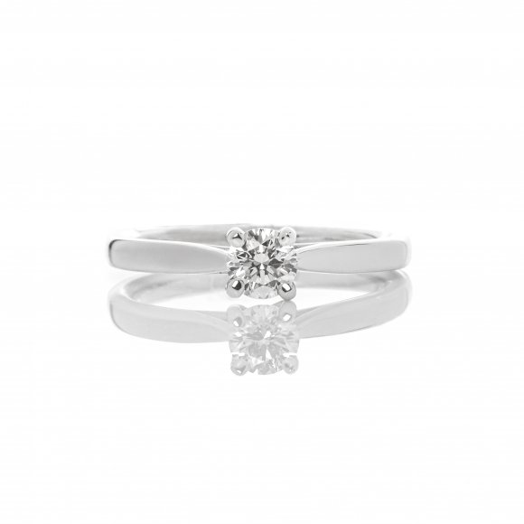 Δαχτυλίδι τετράγωνο μονόπετρο 0.40ct