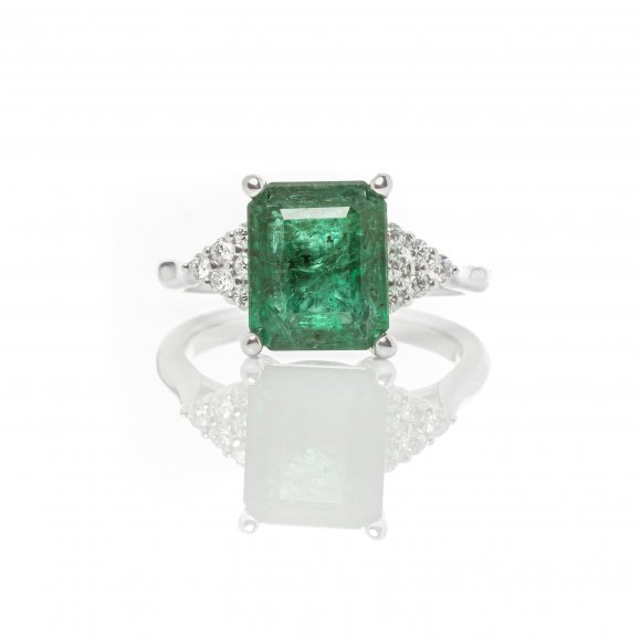 Δαχτυλίδι με σμαράγδι emerald 3.95ct