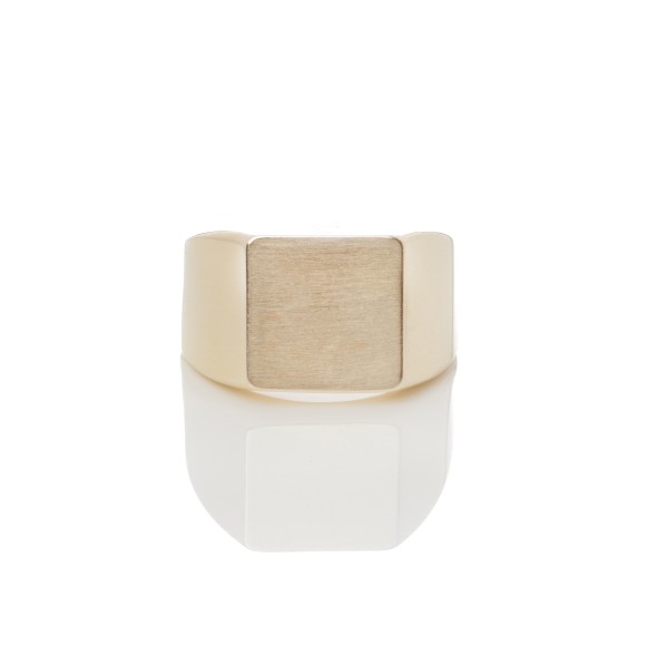 Δαχτυλίδι σκέτο τετράγωνο mat