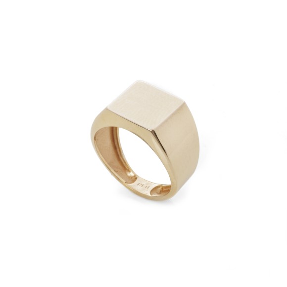 Δαχτυλίδι σκέτο τετράγωνο mat