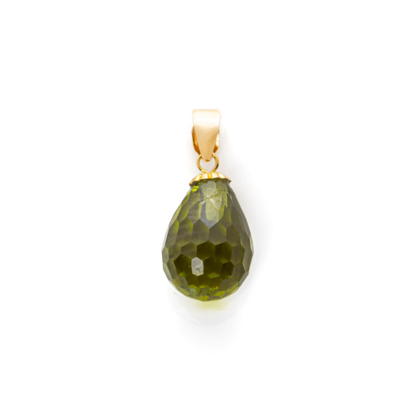 Μονόπετρο με ορυκτό peridot