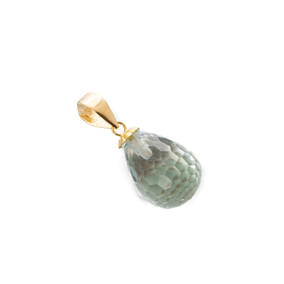 Μονόπετρο με ορυκτή aquamarine