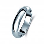 Ζευγάρι βέρες λευκόχρυσες 14 καρατίων. Σχέδιο 006b-ba 