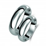 Ζευγάρι βέρες ασημένιες (925). Σχέδιο 007b-ba